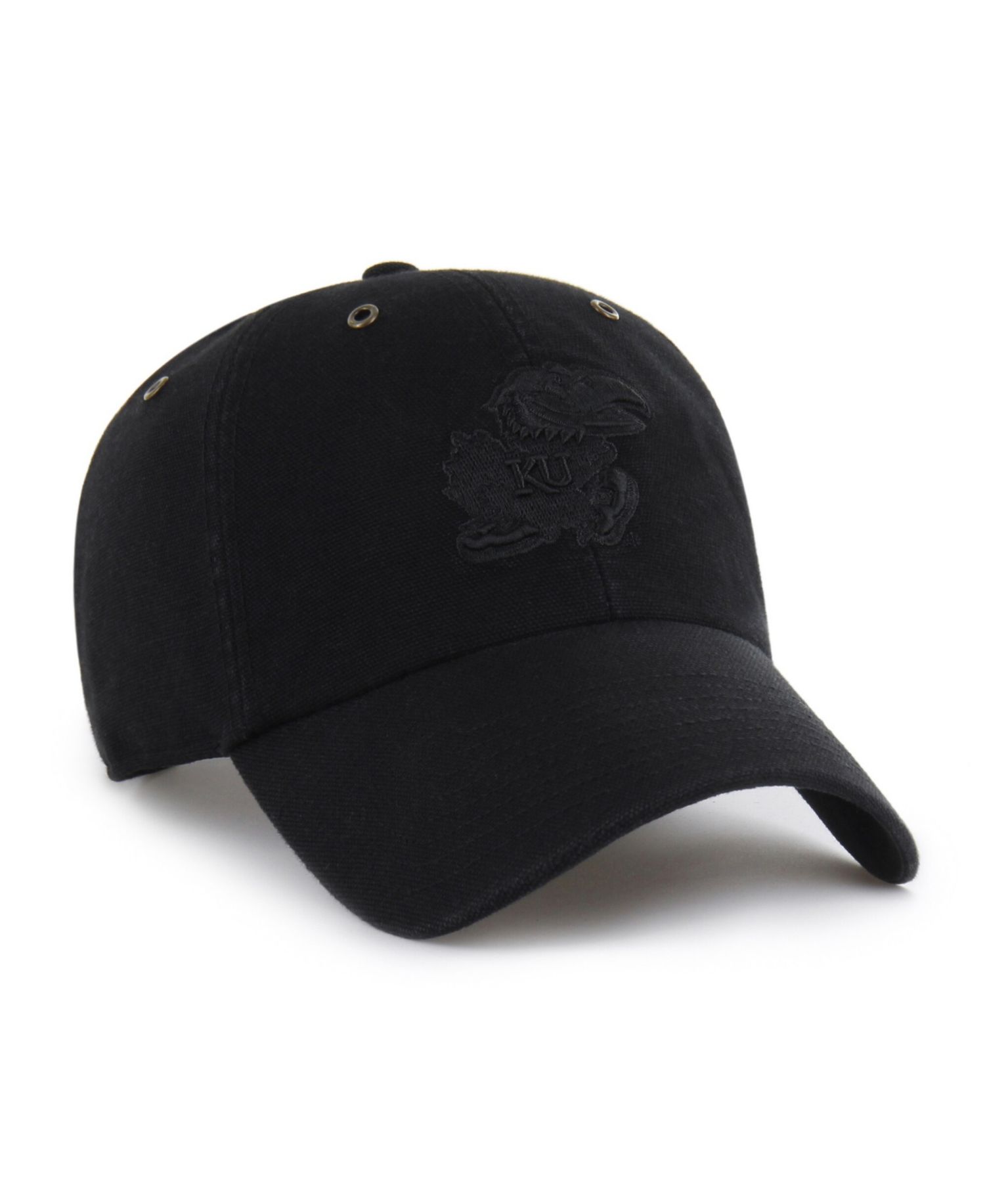 Carhartt x '47 Men's Black Kansas Jayhawks Clean Up Adjustable Hat