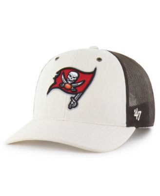 Carhartt x '47 Men's Natural/Brown Tampa Bay Buccaneers Undyed Trucker Adjustable Hat
