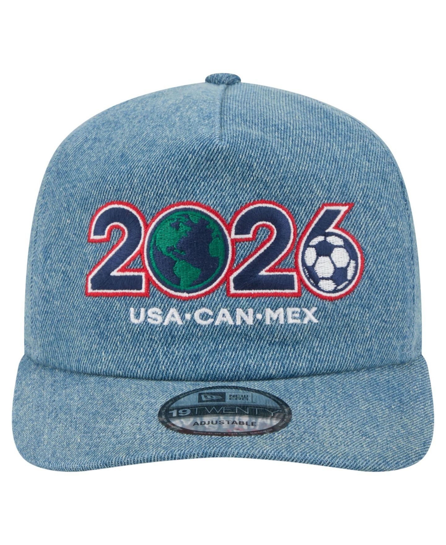 Мужская кепка New Era Blue Host Country Denim 19TWENTY Adjustable Hat — фото 2