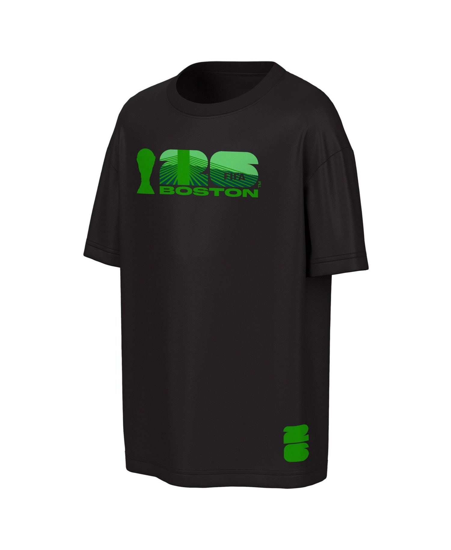 Men's Black FIFA World Cup 2026 Boston Big City Poster T-Shirt
