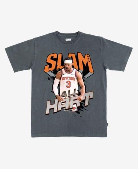 Футболка Slam Josh Hart Charcoal New York Knicks