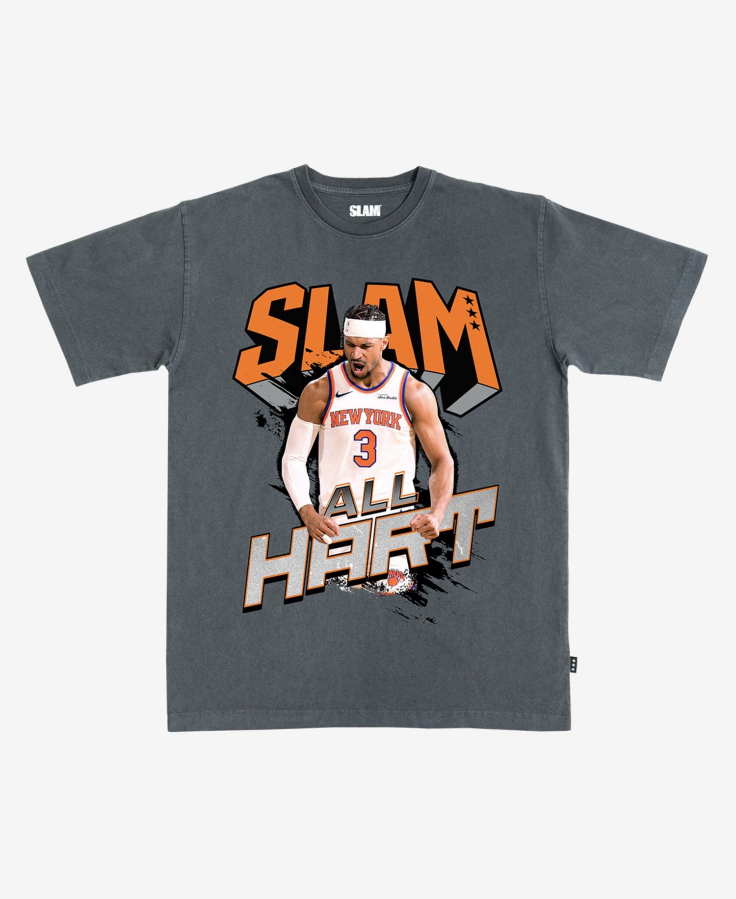 Men's and Women's Josh Hart Charcoal New York Knicks T-Shirt