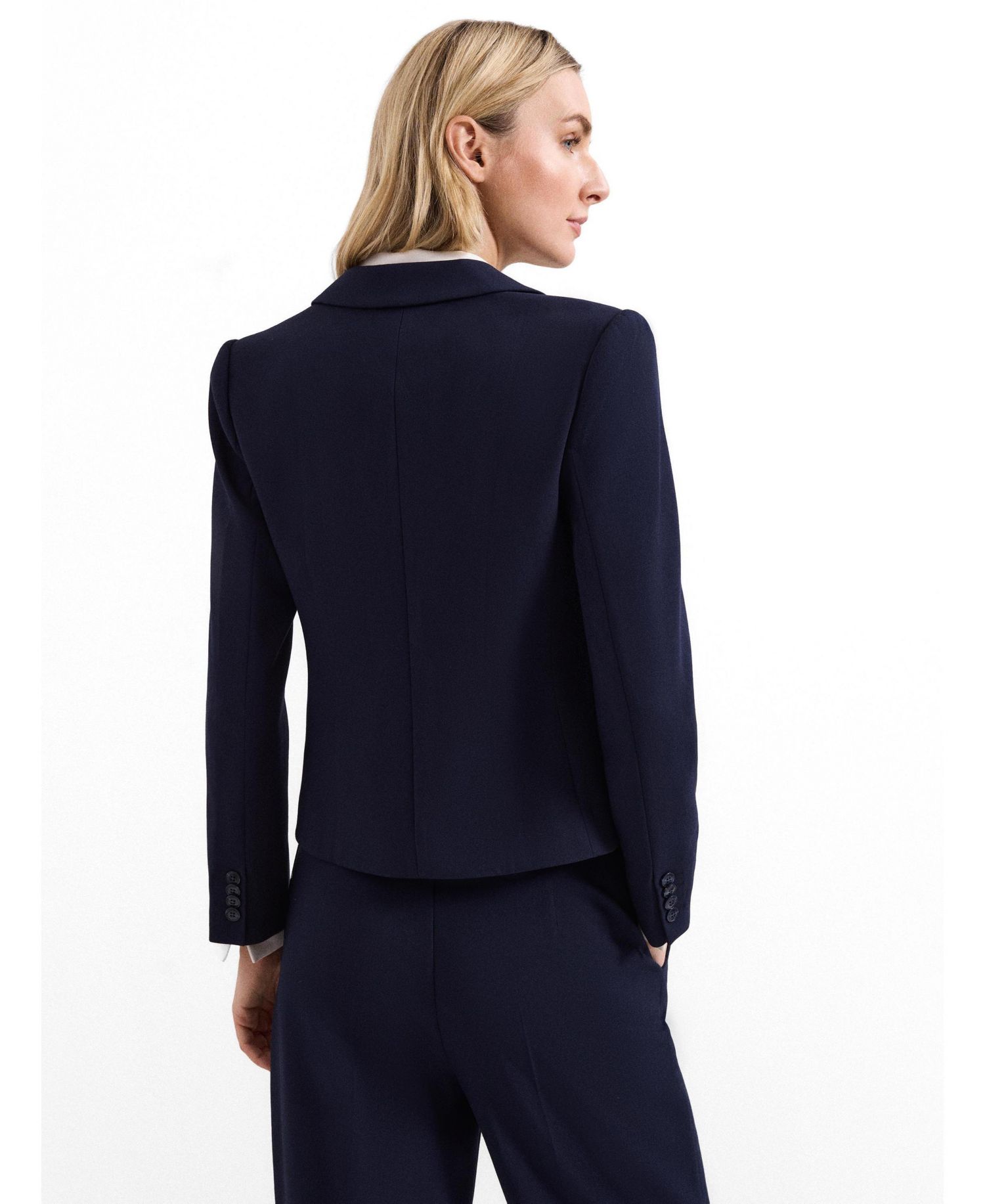Women's Aubrie Single Button Cropped Blazer