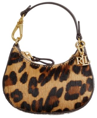 Marcy Leopard Print Bag Charm
