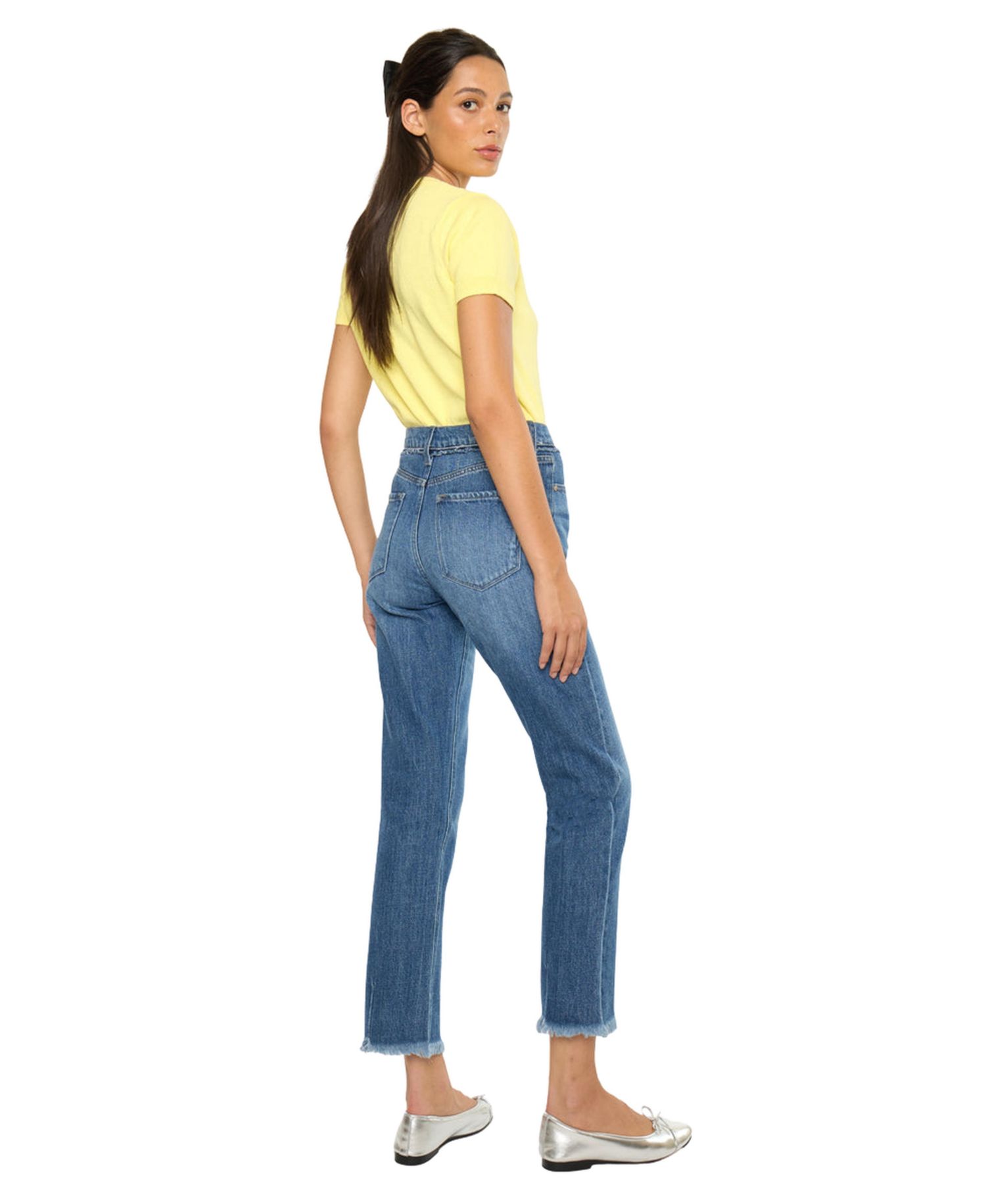 Women's Angelina High Rise Slim Straight Jeans