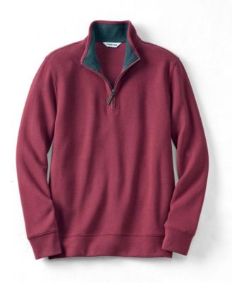Big & Tall Bedford Rib Quarter Zip Sweater