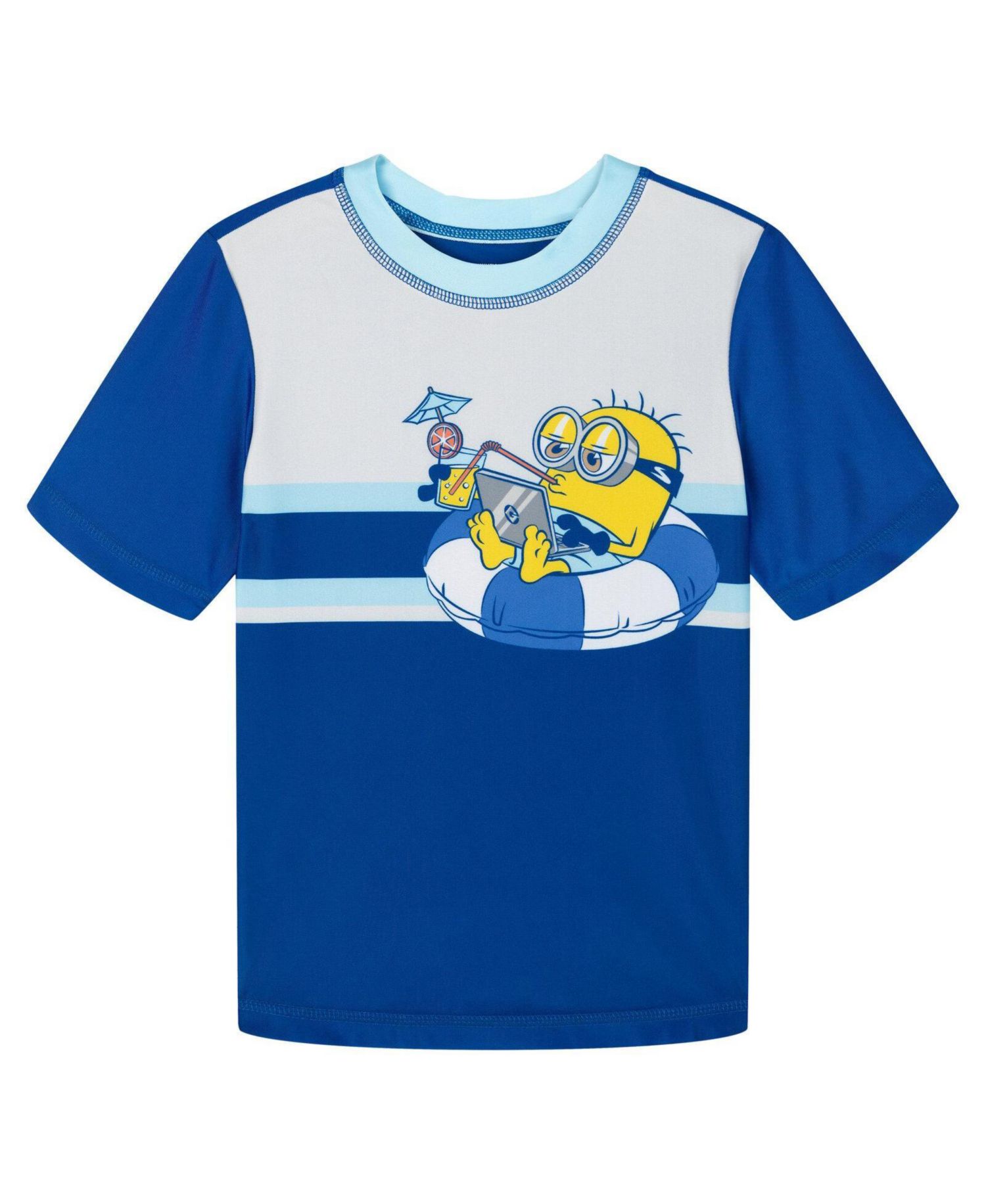 Boys Swimwear 2-Piece Rash Guard and Swim Trunks Set