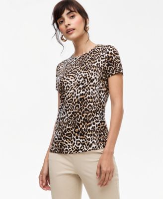 Women's Printed Short-Sleeve Crew T-Shirt