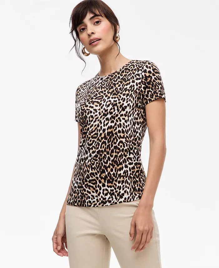 Women's Printed Short-Sleeve Crew T-Shirt