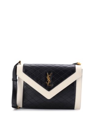 Gaby Envelope Satchel Quilted Leather