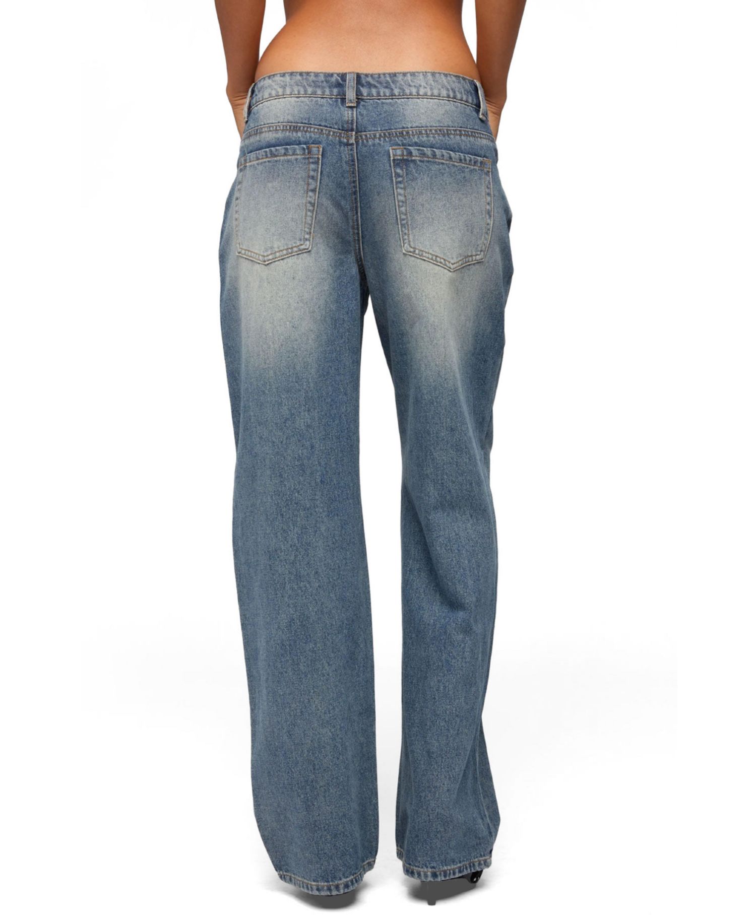 Women's Heidie Low Rise Baggy Jeans