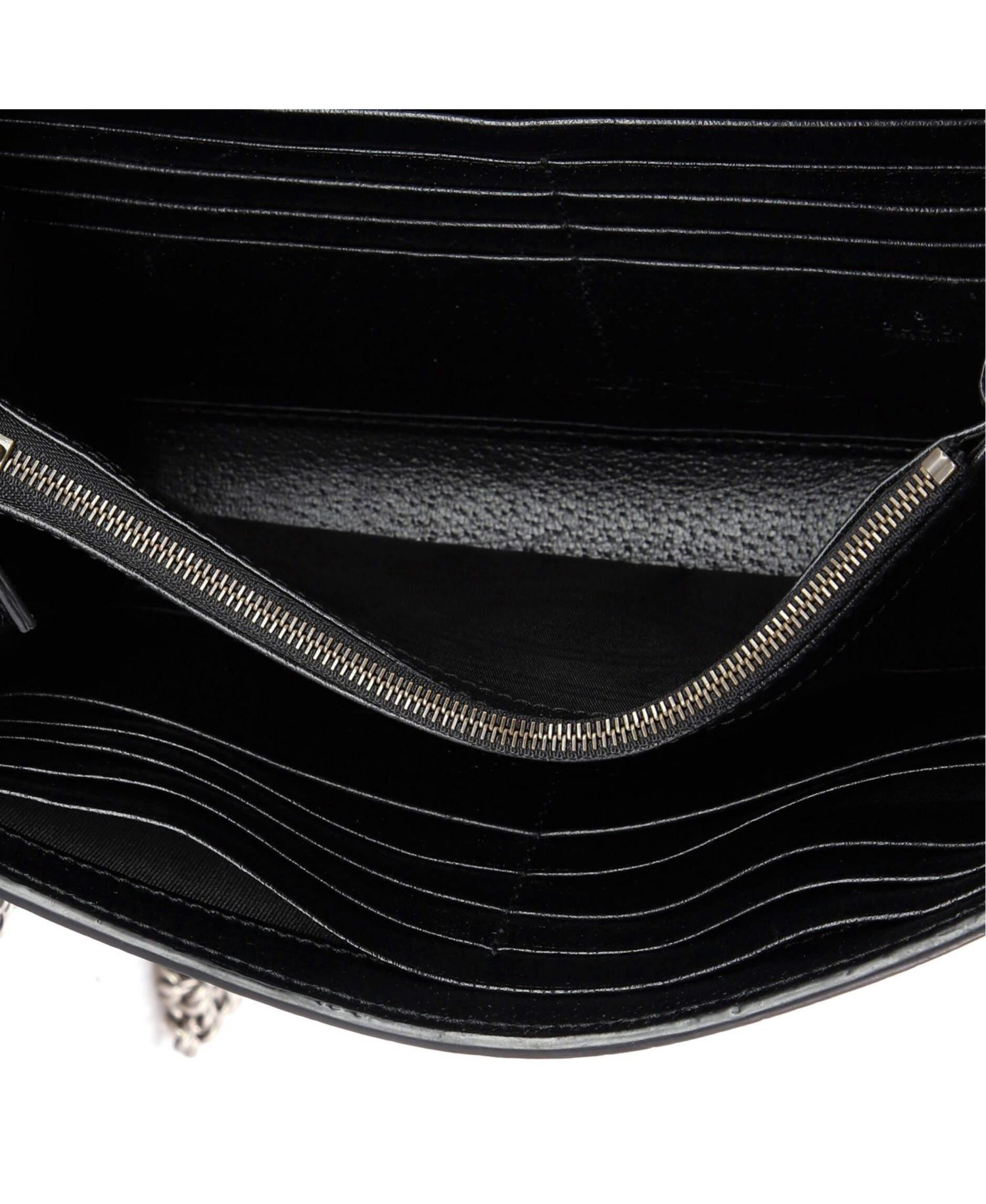 Small Dionysus Web Chain Wallet Leather