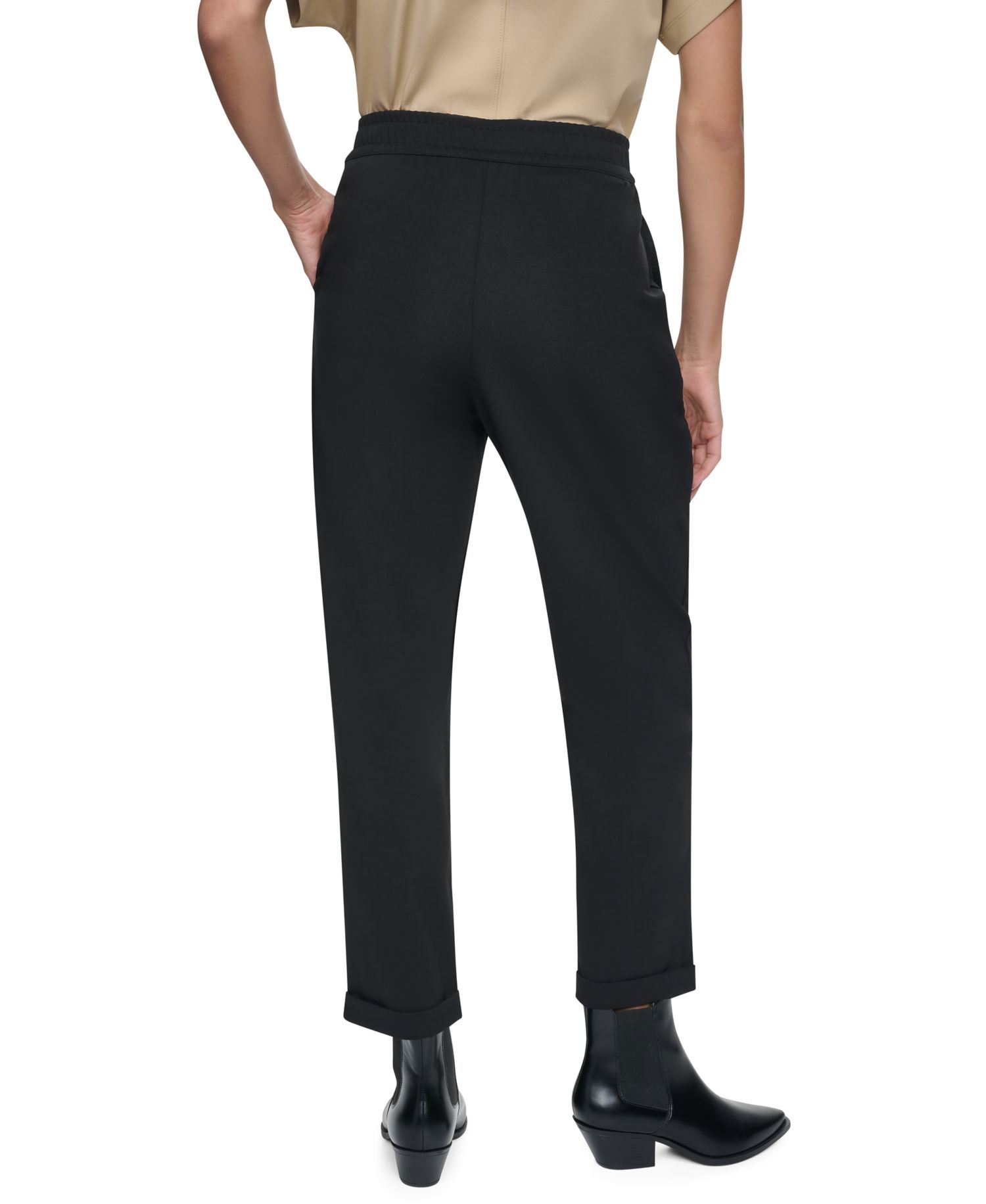 Women's Cuffed Capri Soho Ponte Pants