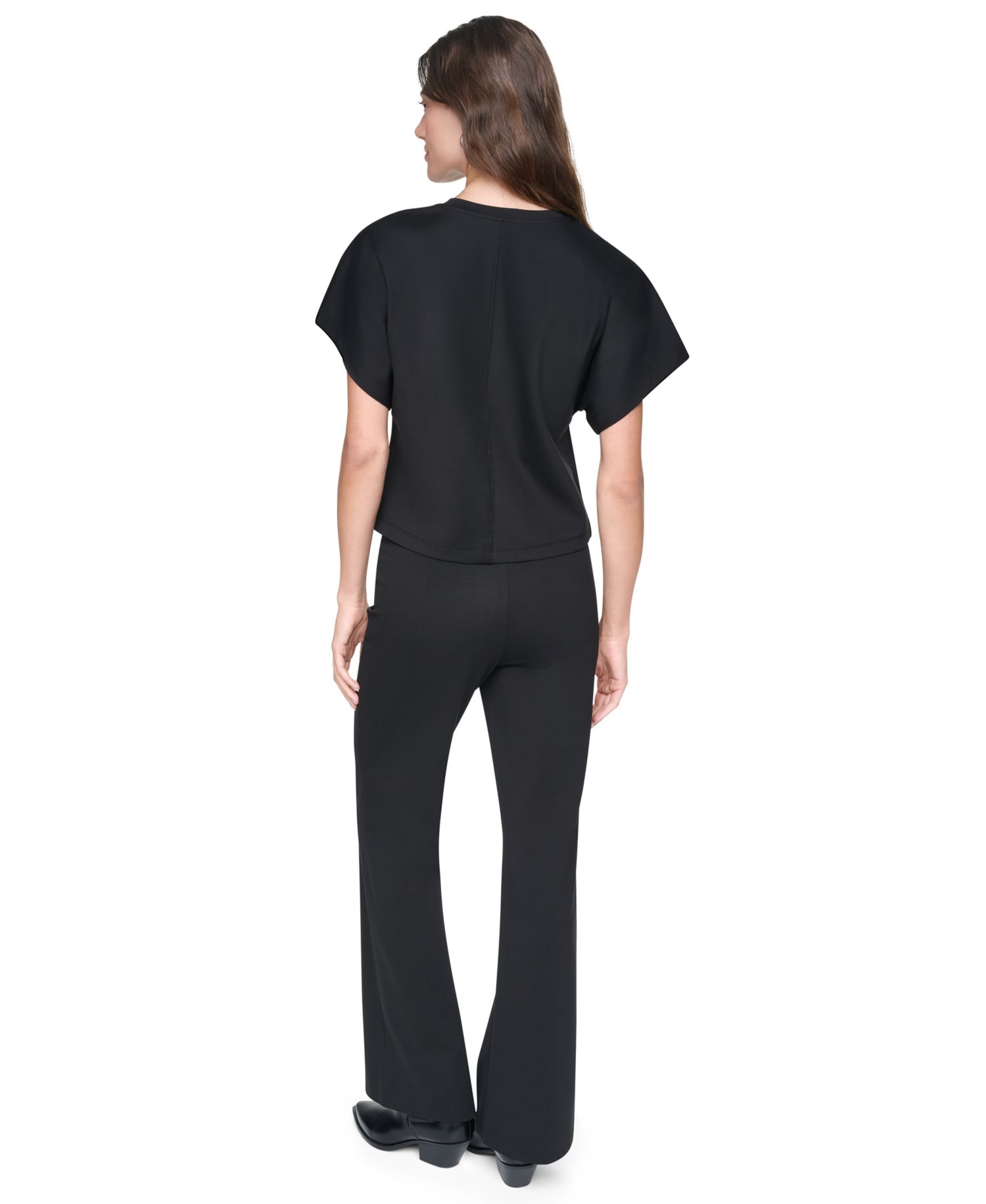 Women's Dolman-Sleeve Zip-Pocket Shirt