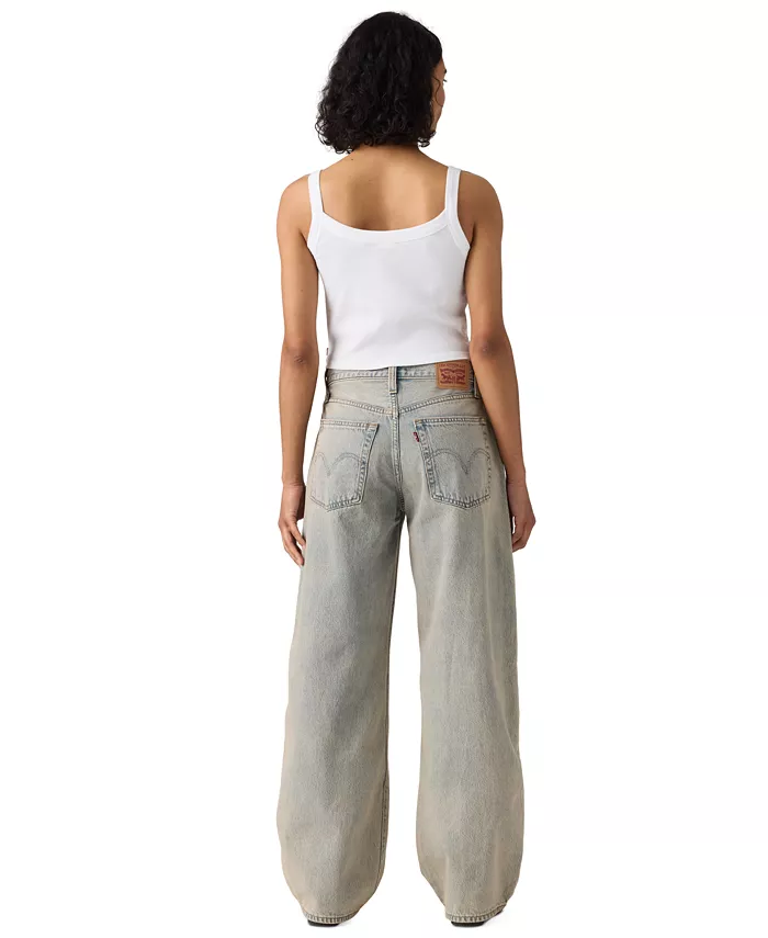 Women's Mid-Rise Middy Balloon Jeans - thumbnail 8