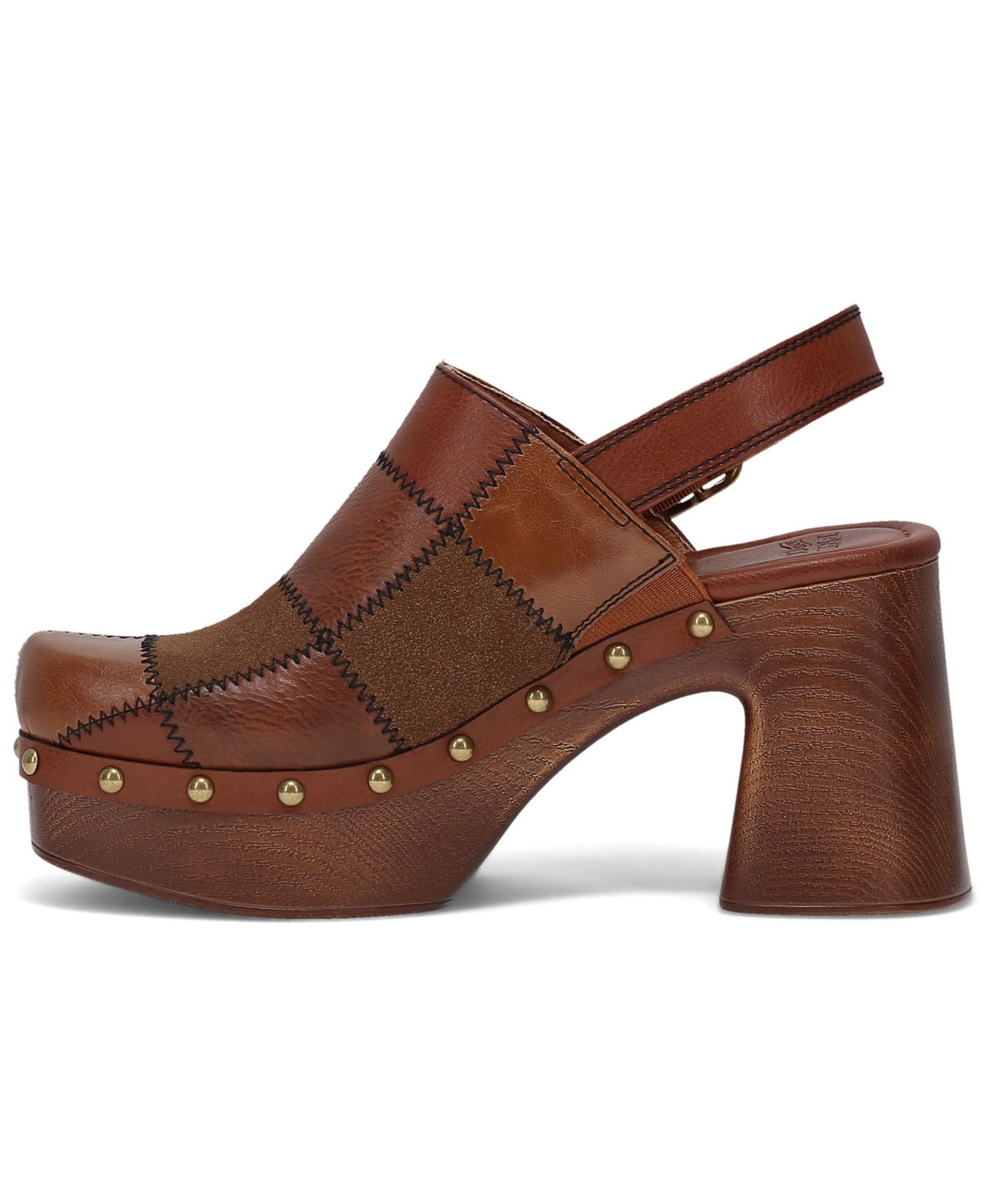 Women's Wylie Patchwork Platform Mule Clogs