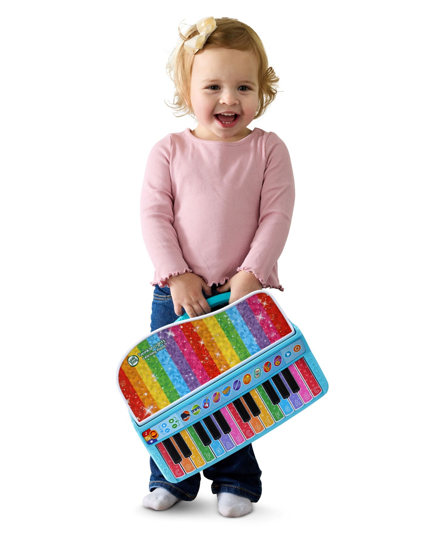 Детская игрушка Leapfrog Twinkle Lights Learning Piano with 10 Instrument & Sound Options — фото 4