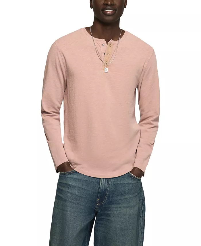 Men's Long-Sleeve Weekend Slub Henley Shirt - thumbnail 9
