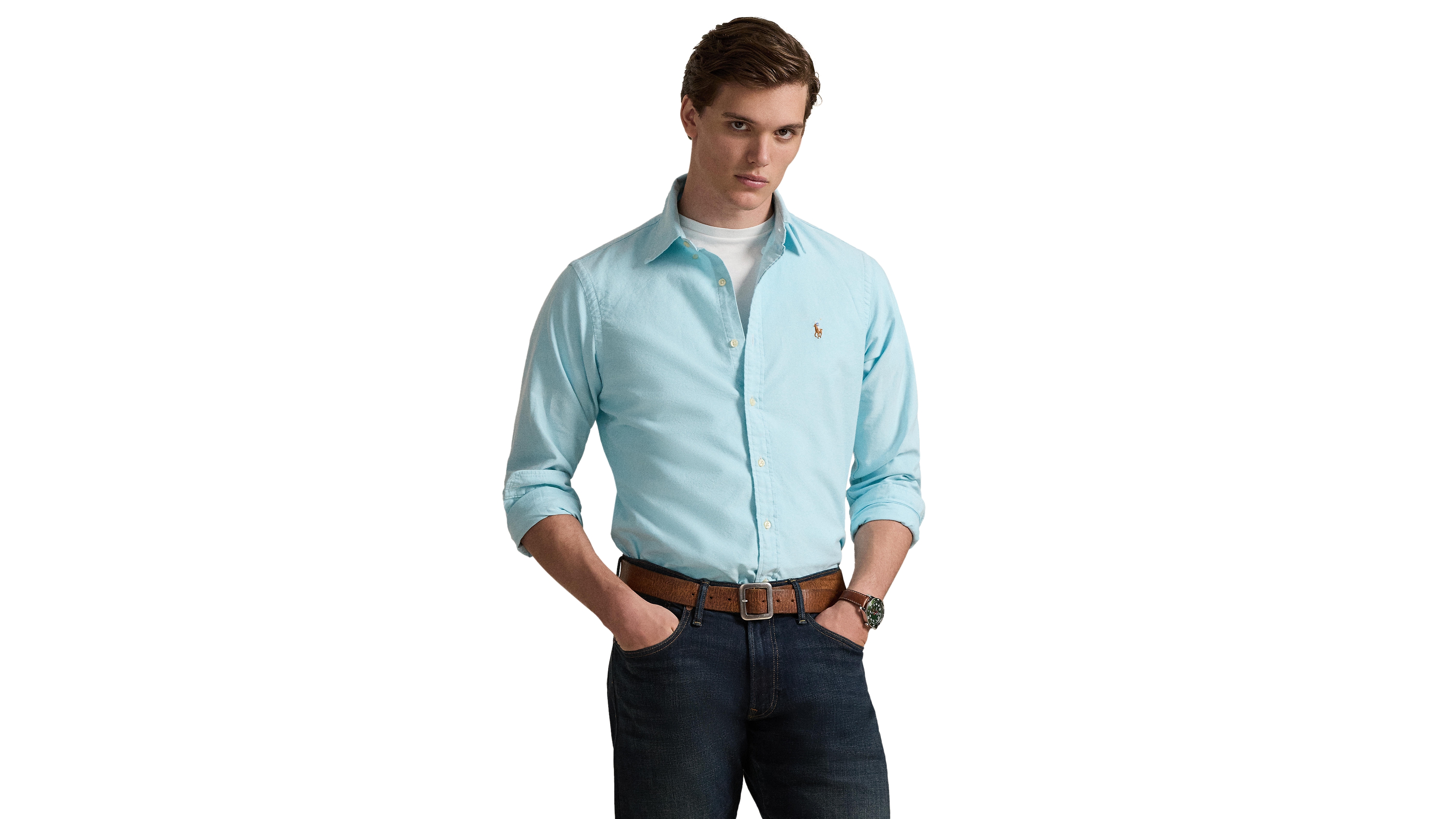 Polo Ralph Lauren Men's Classic Fit Long Sleeve Oxford Shirt
