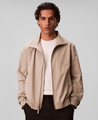 Men's Lightweight Windbreaker Stand Collar Jacket