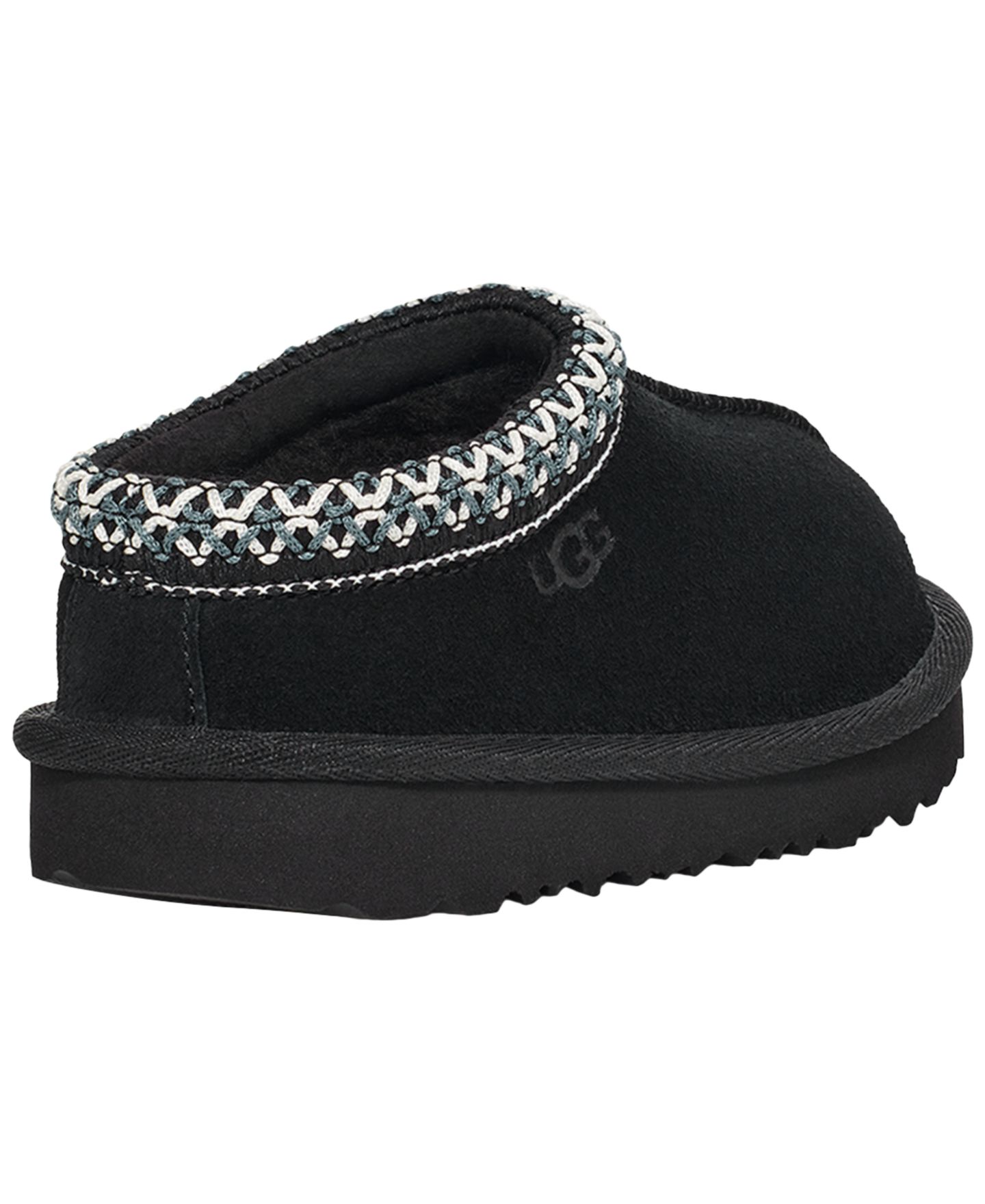 Тапочки UGG® Tasman II Slip-On Slippers для девочек-малышей, цвет: Чёрный — фото 3