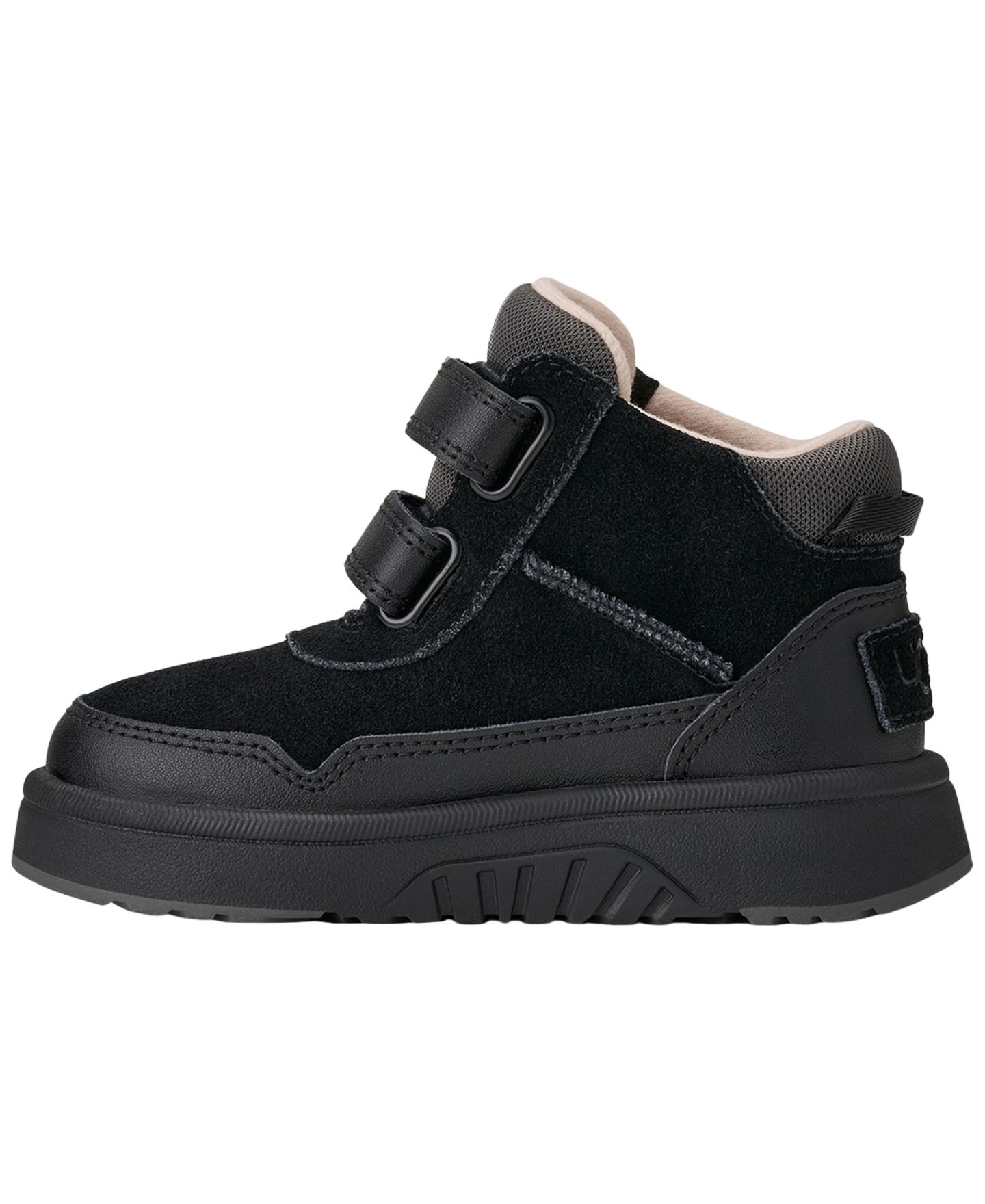UGG® Детские кроссовки UGG Rennie с двойными швами и круглым носком для девочек, цвет: Чёрный — фото 7