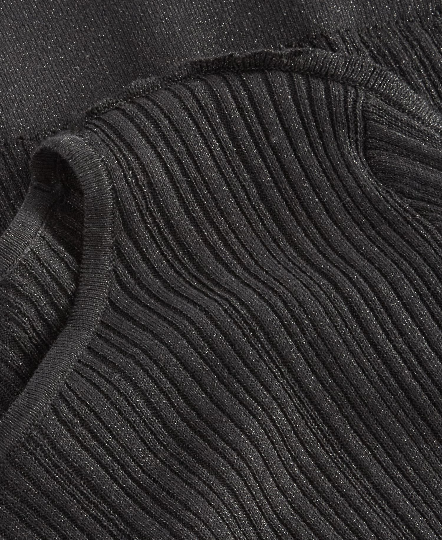 Women's Ruffle-Trim Rib-Knit Sweater