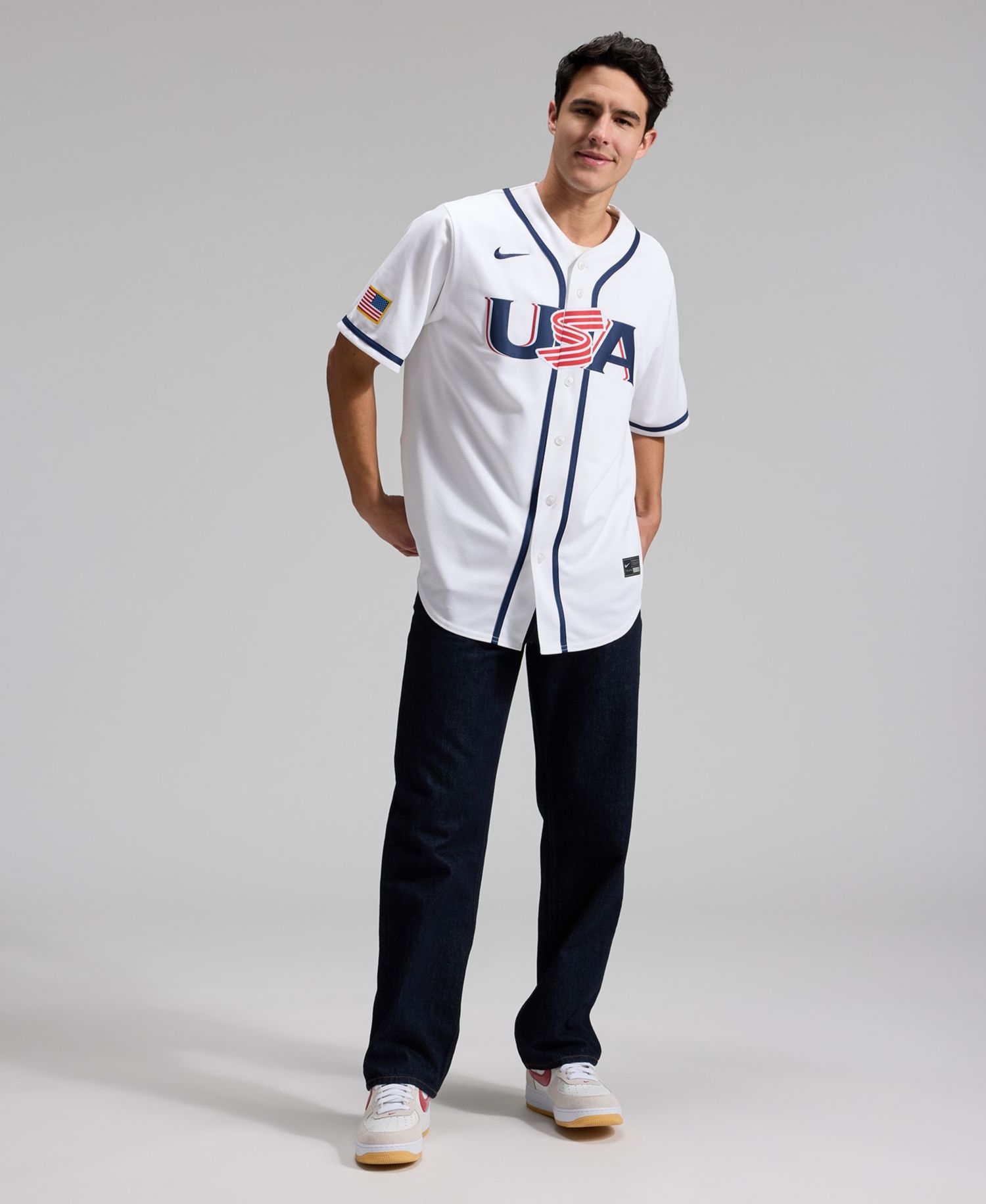 Men's Aaron Judge White USA Baseball 2026 World Baseball Classic Stadium Jersey