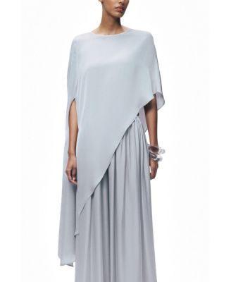 Women's Draped Cape Blouse
