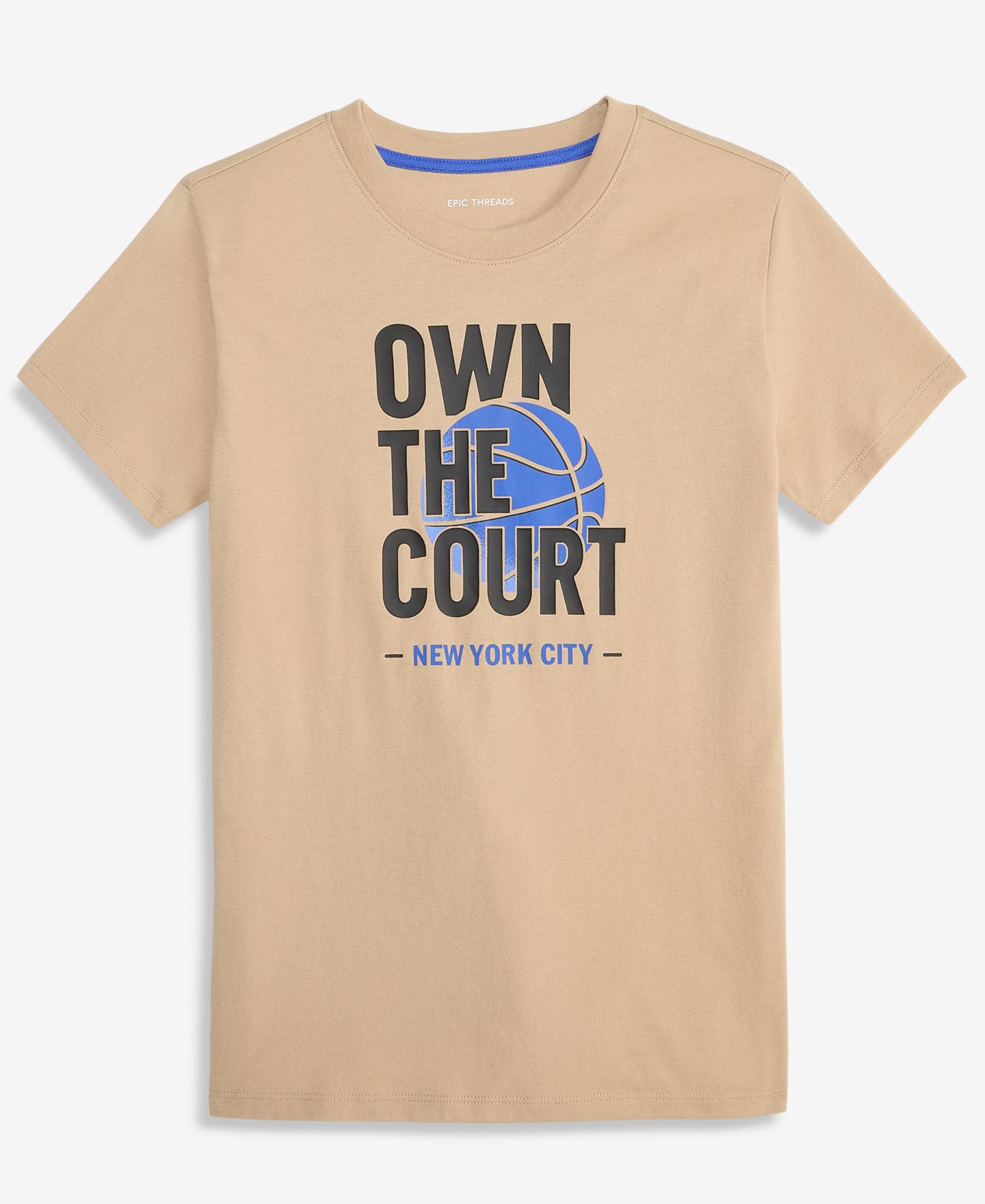 Футболка Epic Threads Own the Court Short-Sleeve для мальчиков, цвет: Travertine Tile — фото 3