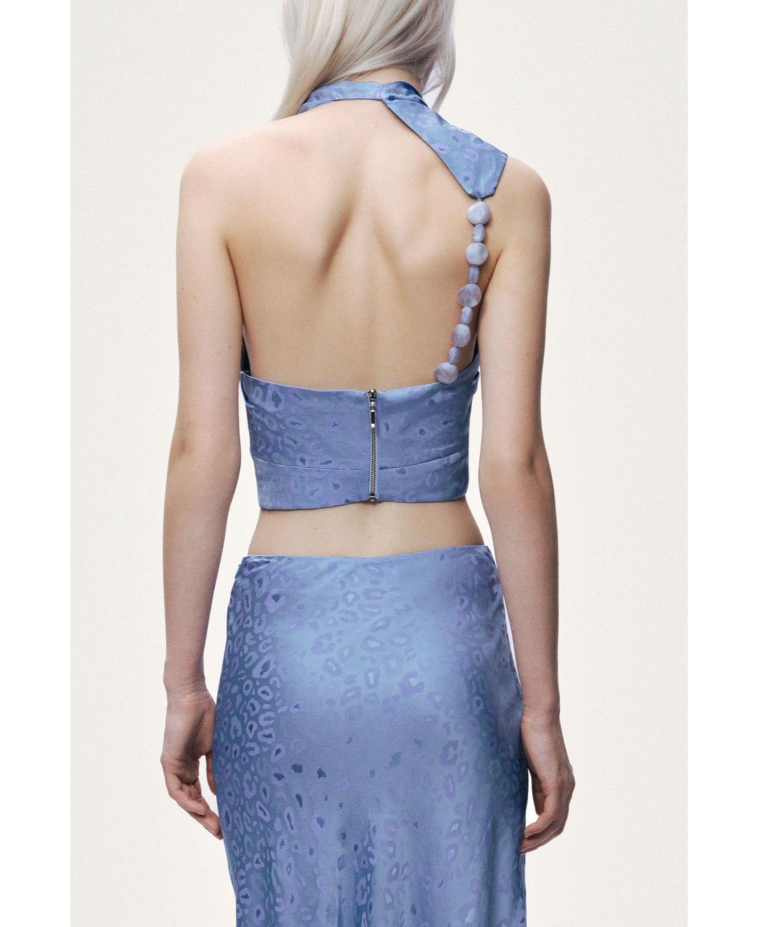 Women's Accessory-Detail Off-Shoulder Bustier Top