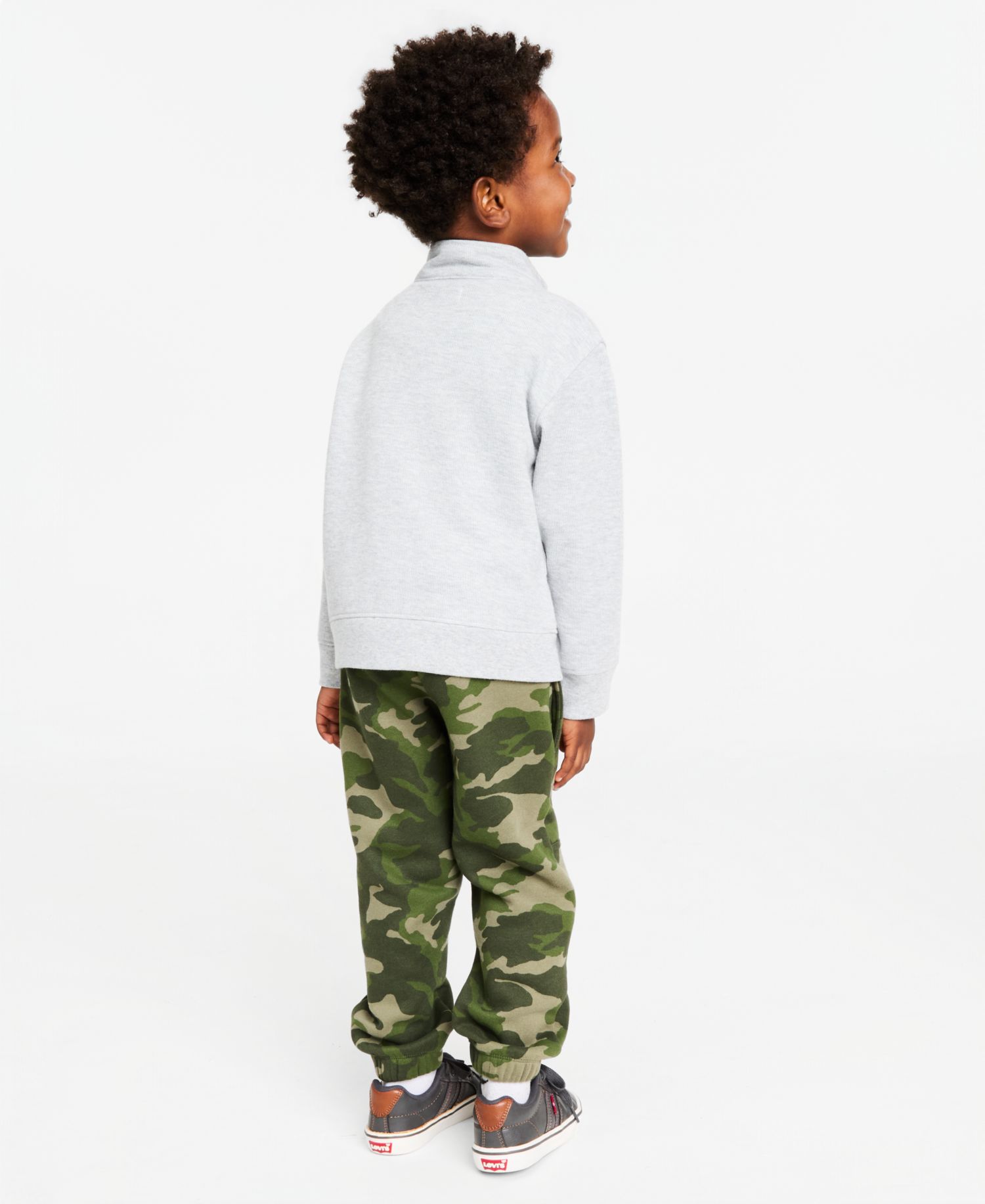 Toddler Boys' 12M-5T Camo-Print Fleece Jogger Pants