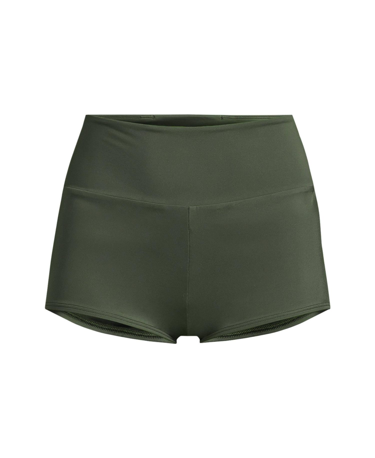 Plus Size Tugless High Waisted Swim Boy Shorts