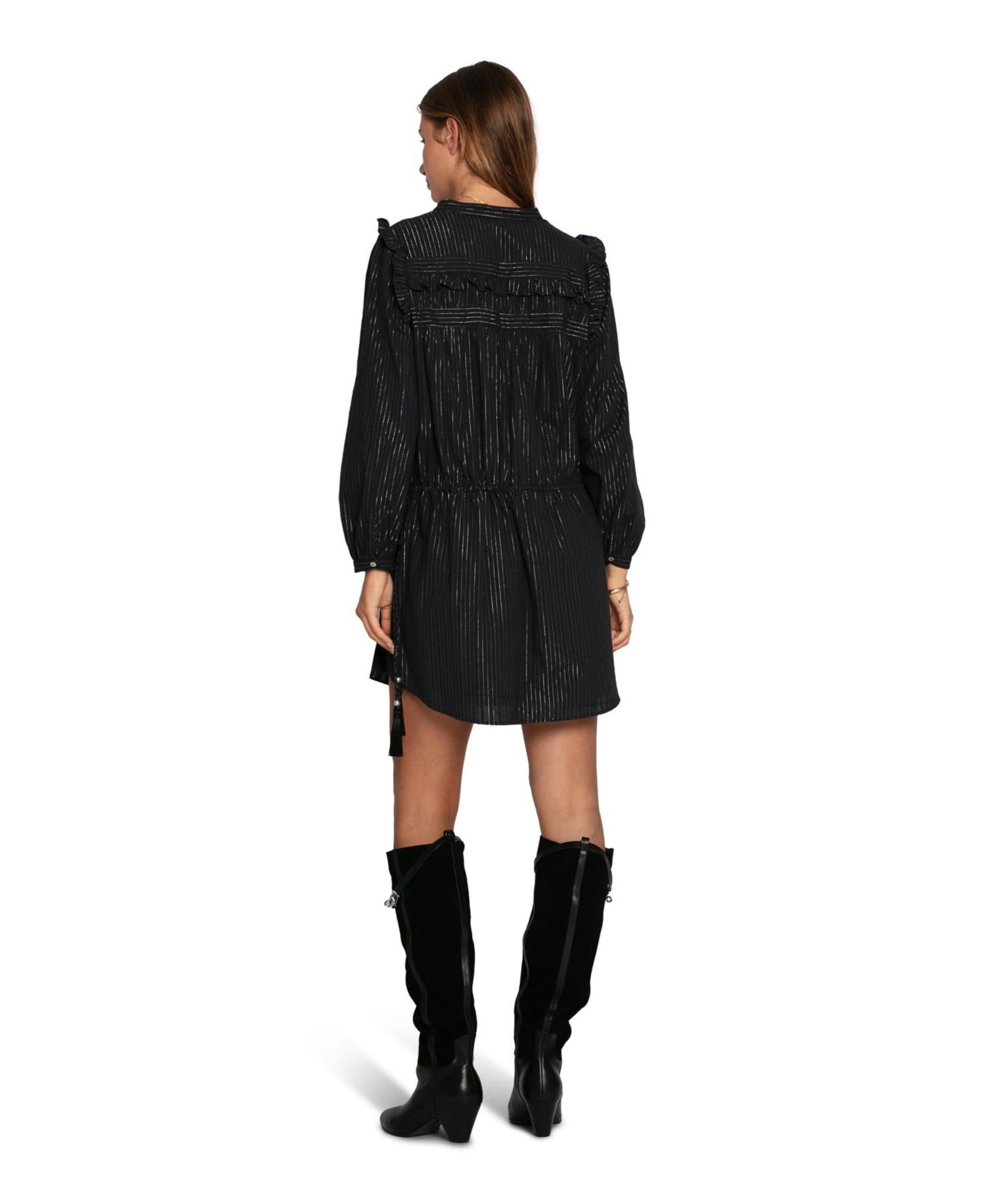 Women's Off the Vine Lurex Stripe Mini Dress