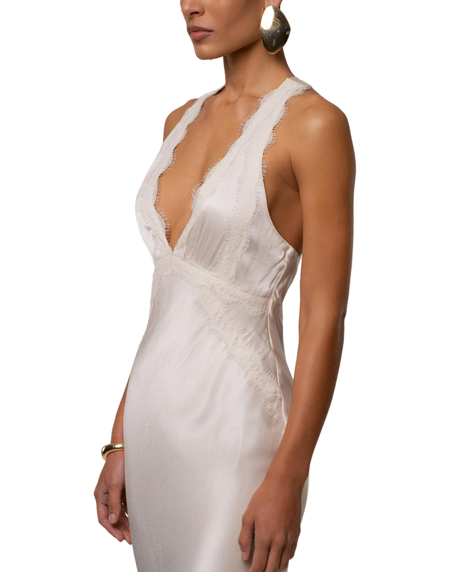 Women's Satin Evenings Maxi Dress