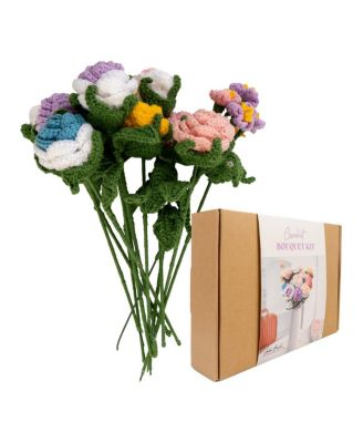 Bouquet Kit Floral Crochet DIY Kit for Beginners
