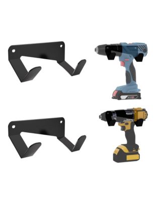 Drill Holder Wall Mount Steel Tool Organizer Storage Dock