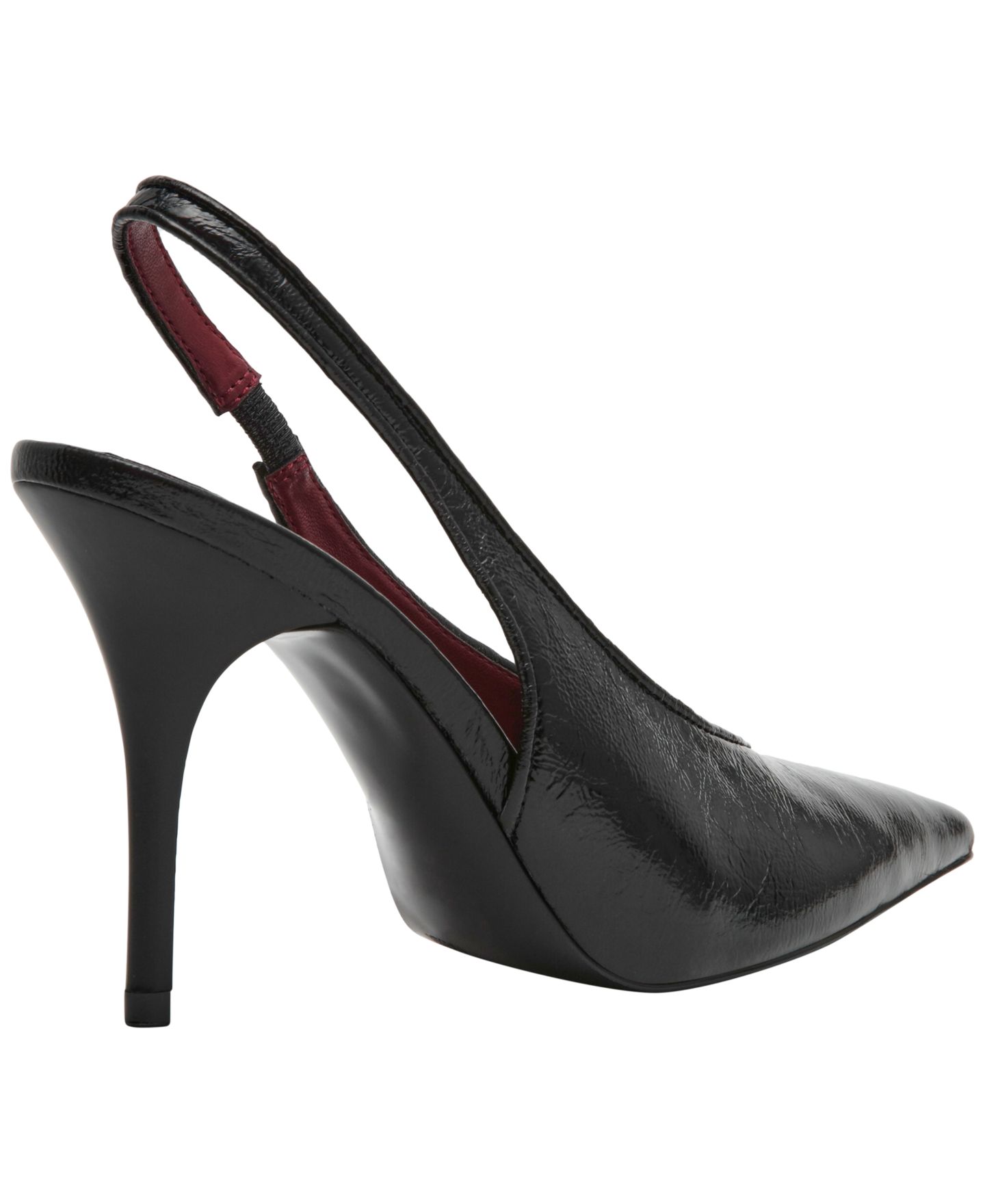 Женские туфли Steve Madden Andromeda Slingback Pumps, цвет: Чёрный блестящий — фото 6