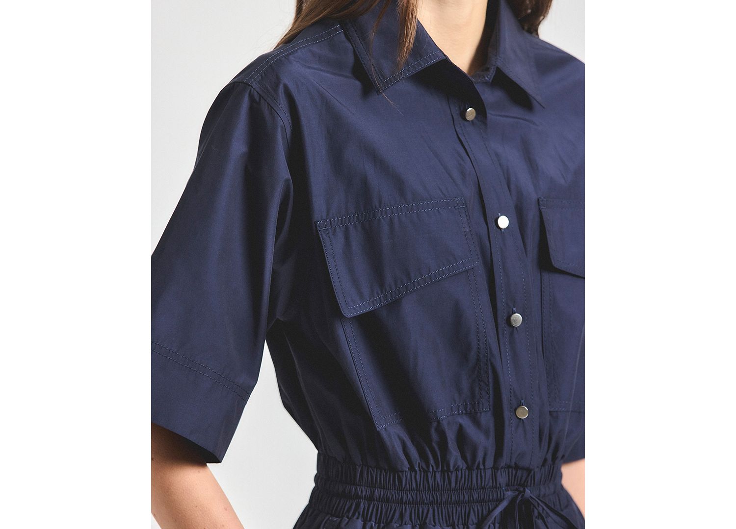 Women's Sabrina Short-Sleeve Shirt Dress
