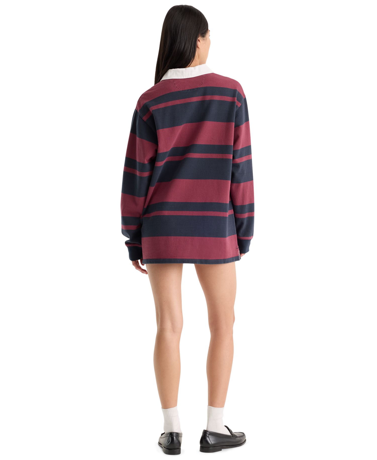 Women's The Rugby Collared Long-Sleeve Mini Dress