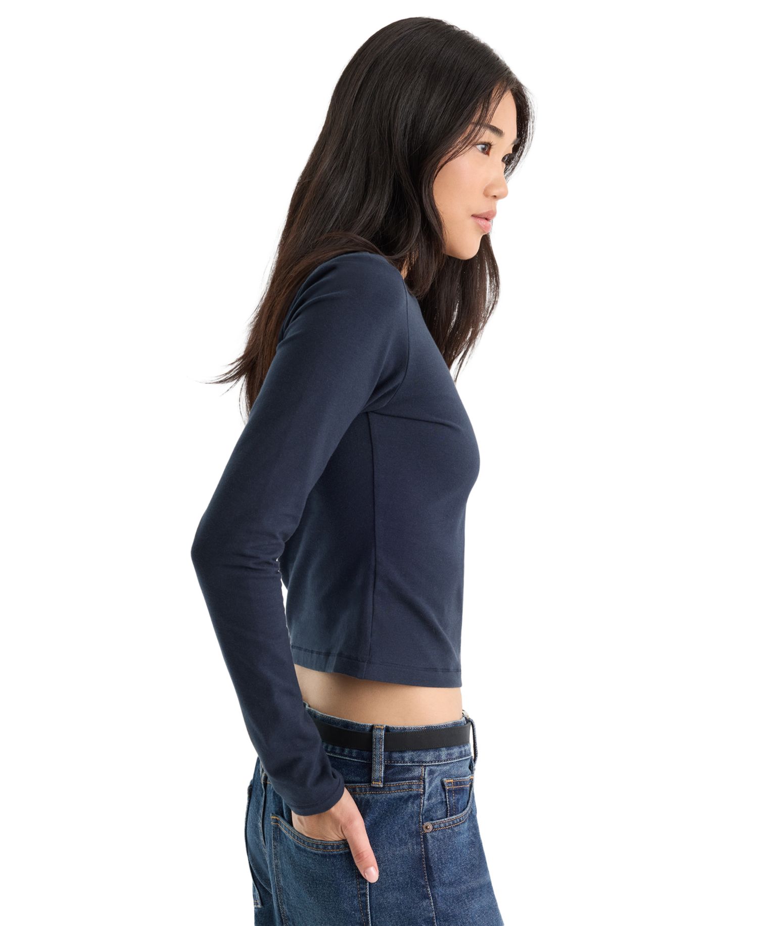 Women's The Long Sleeve Baby Tee