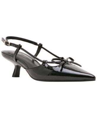 Women's Kaia Slingback Bow Kitten Heel Pumps