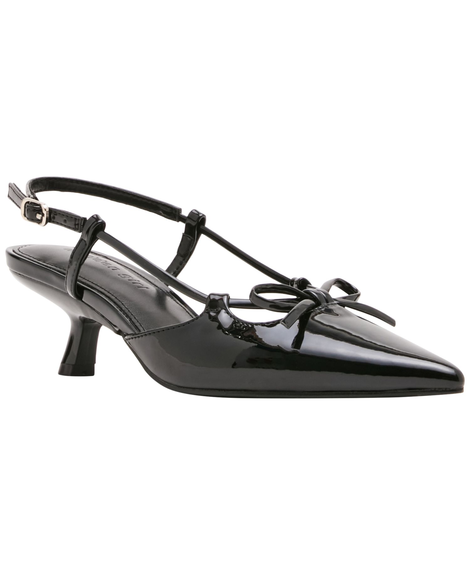 Women's Kaia Slingback Bow Kitten Heel Pumps