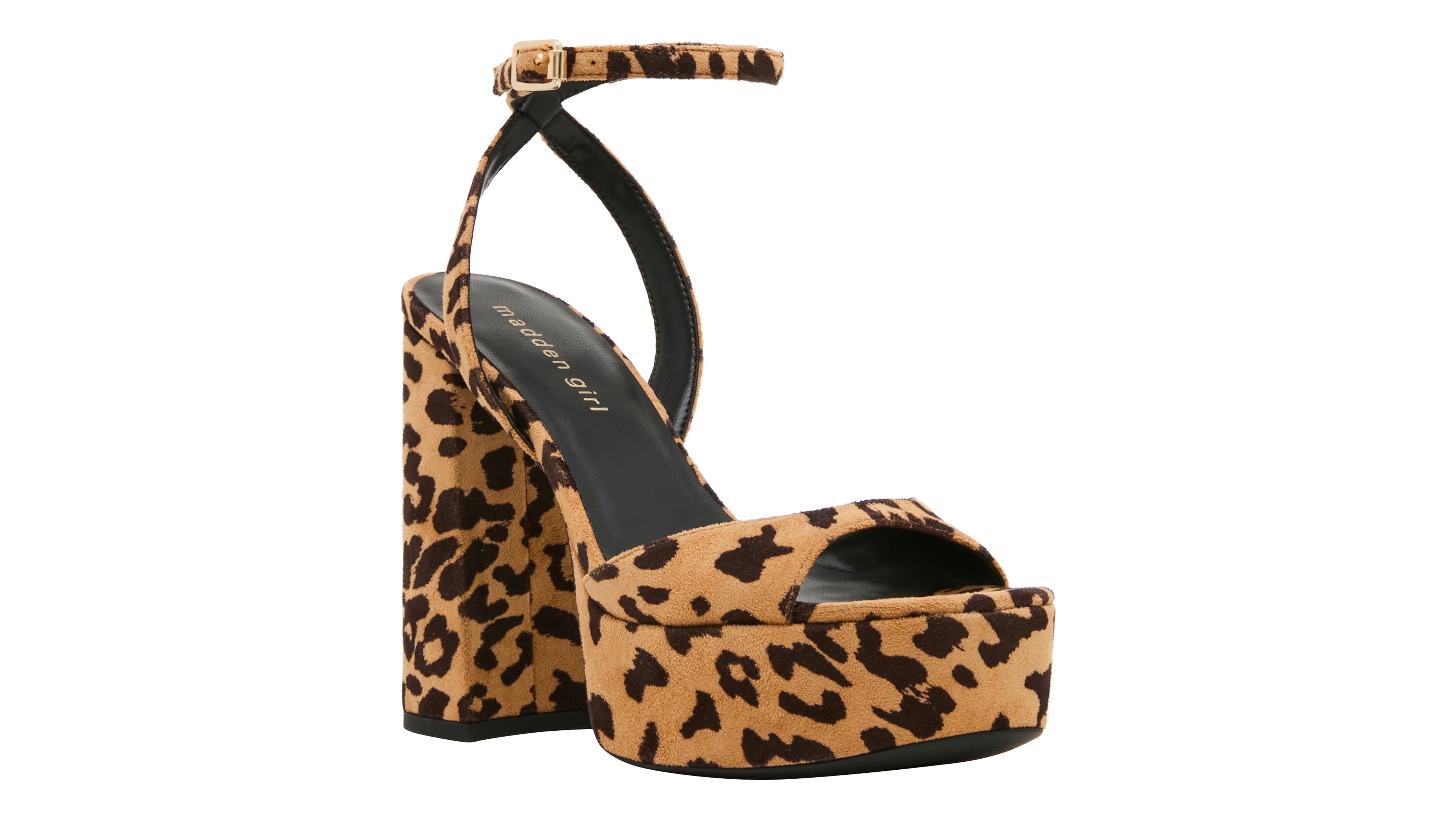 Madden Girl Women's Kiss Two Piece Block Heel Platform Dress Sandals