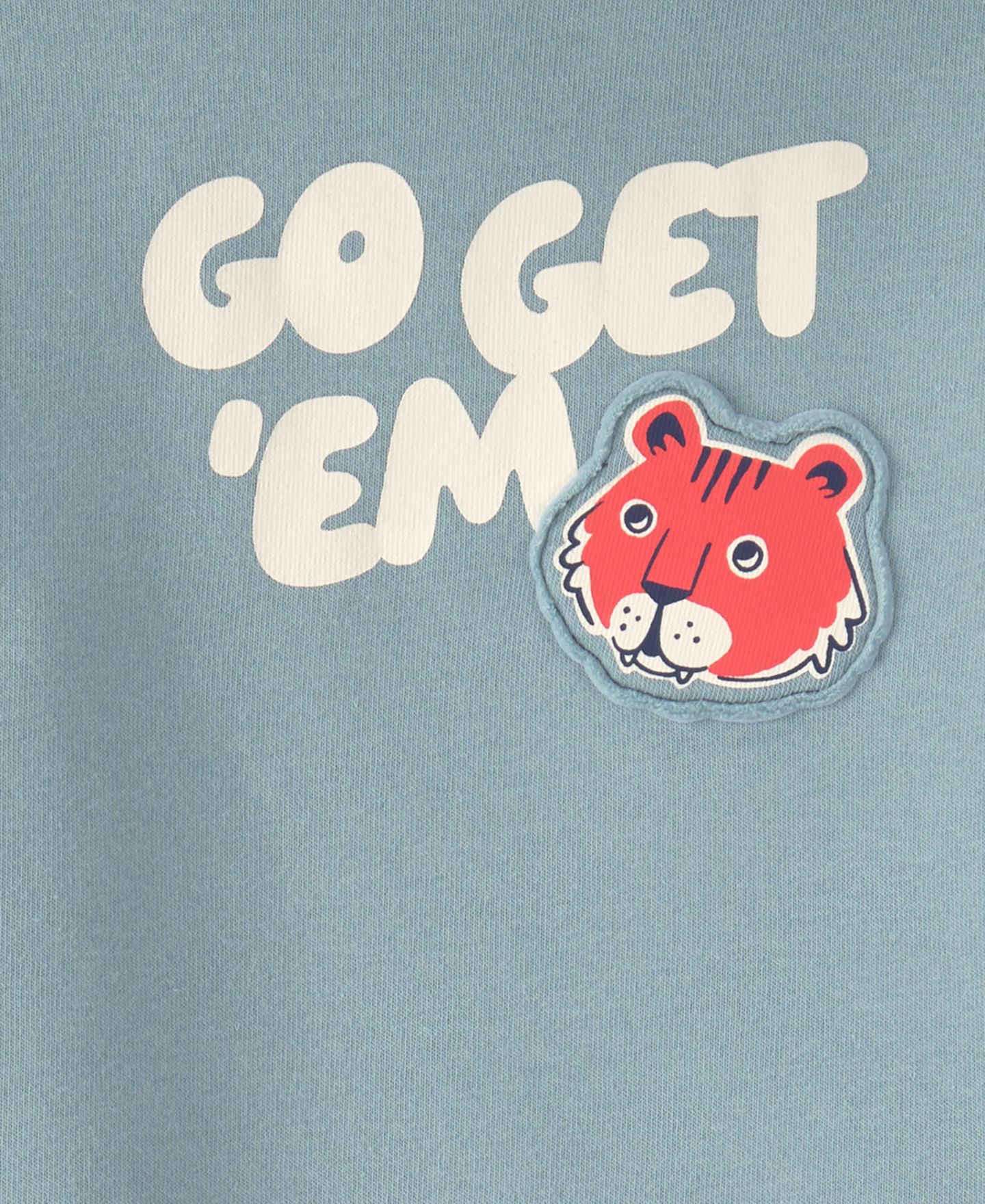 Детский флисовый комплект Carter's Go Get Em Tiger, мальчики 2T-5T: худи и брюки, цвет: Синий — фото 5
