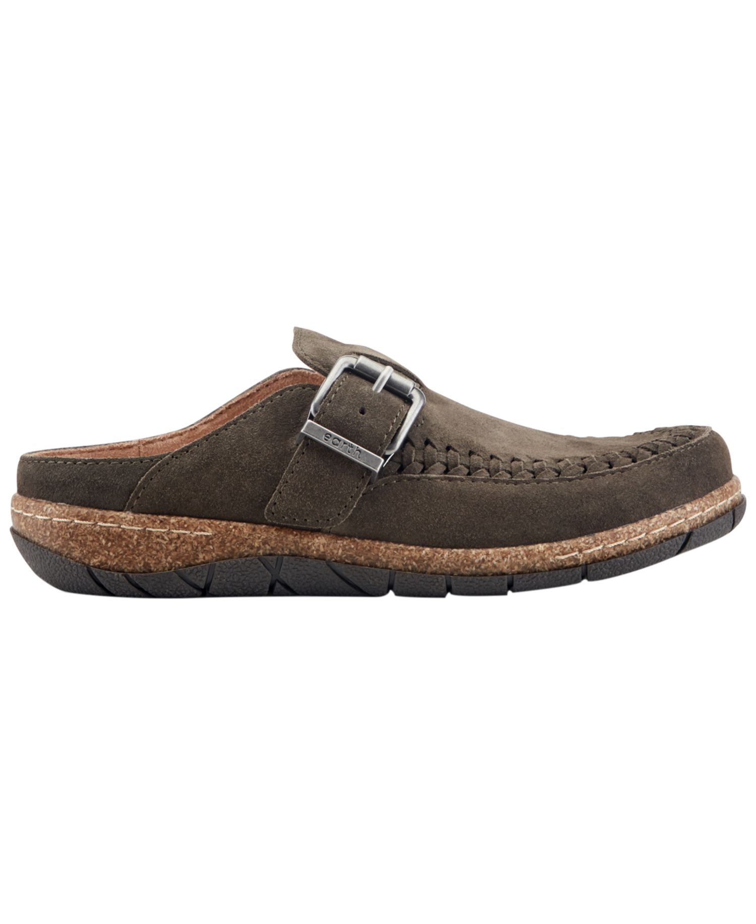 Women's Eileen Woven Suede Footbed Clogs