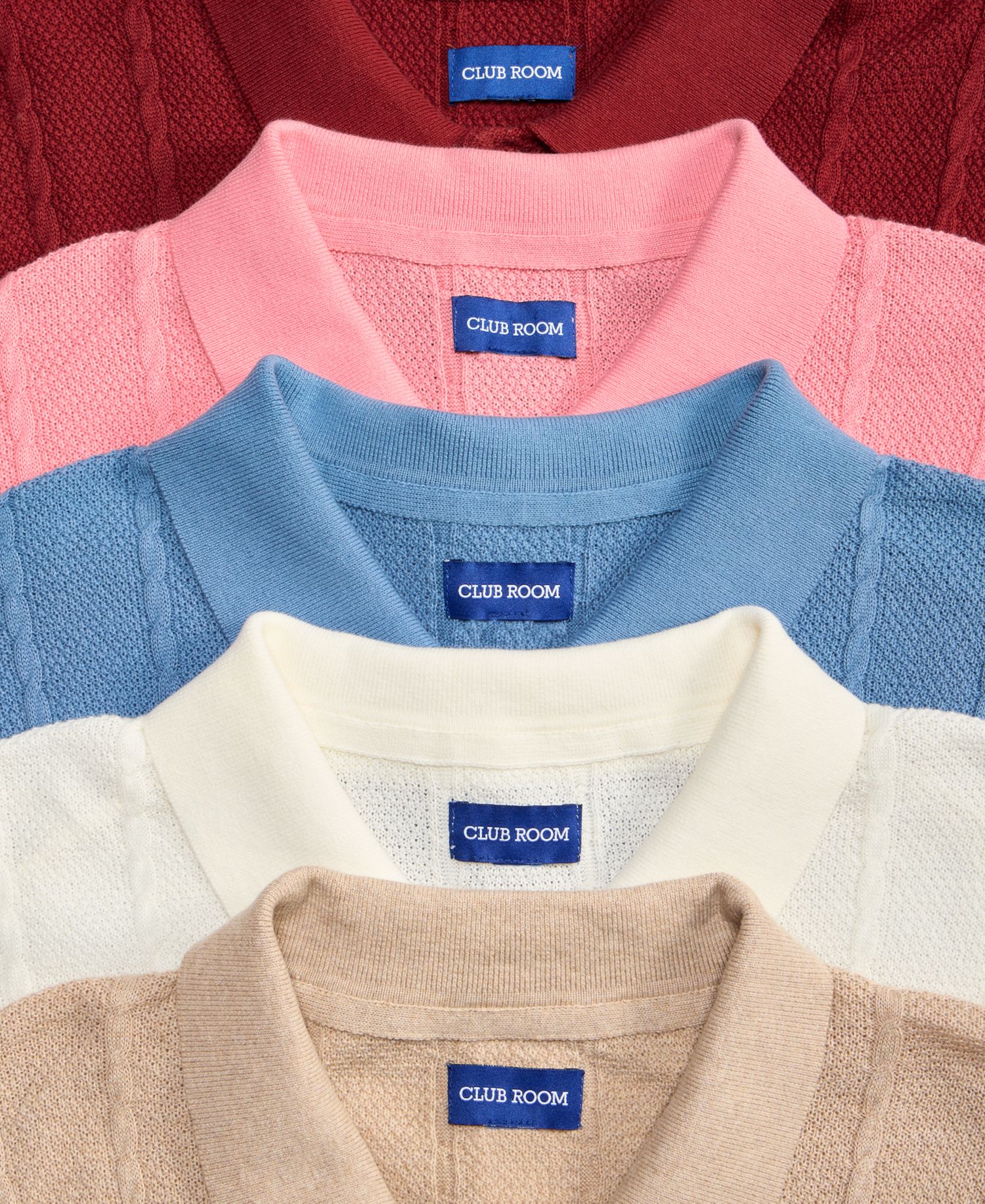 Men's Supima Cotton Long-Sleeve Polo Sweater, Macy's Exclusive