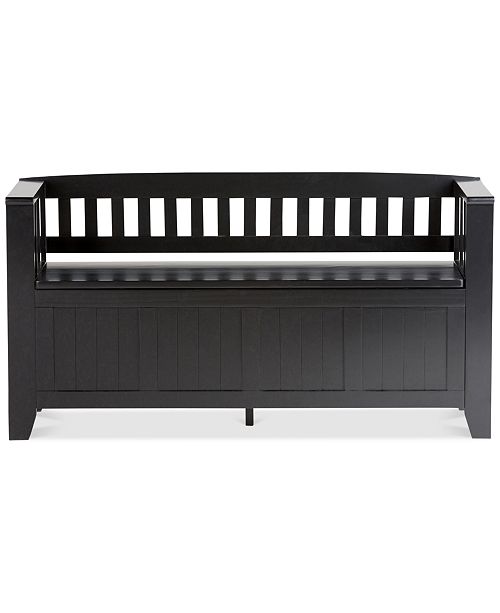 Simpli Home Avery Entryway Bench & Reviews Furniture Macy's