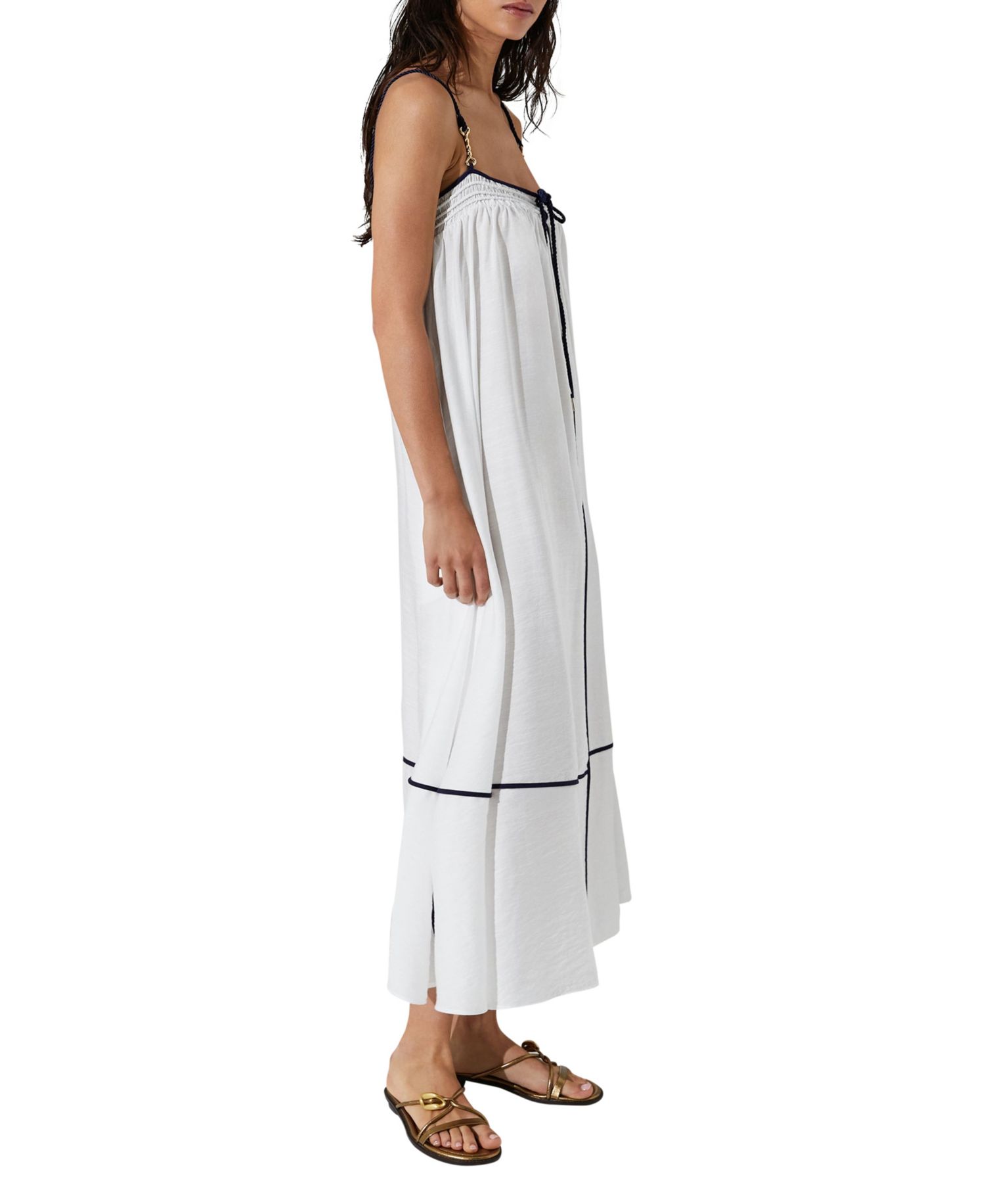 Women's Isla Colorblock Shirred Maxi Dress