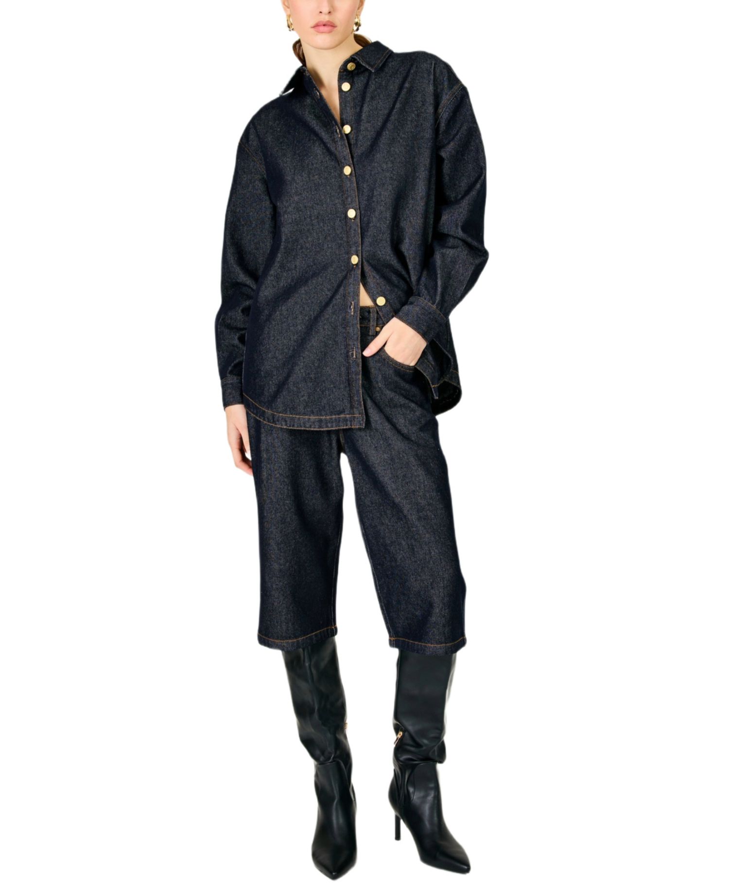 Women's Roxie Collared Oversized Shirt